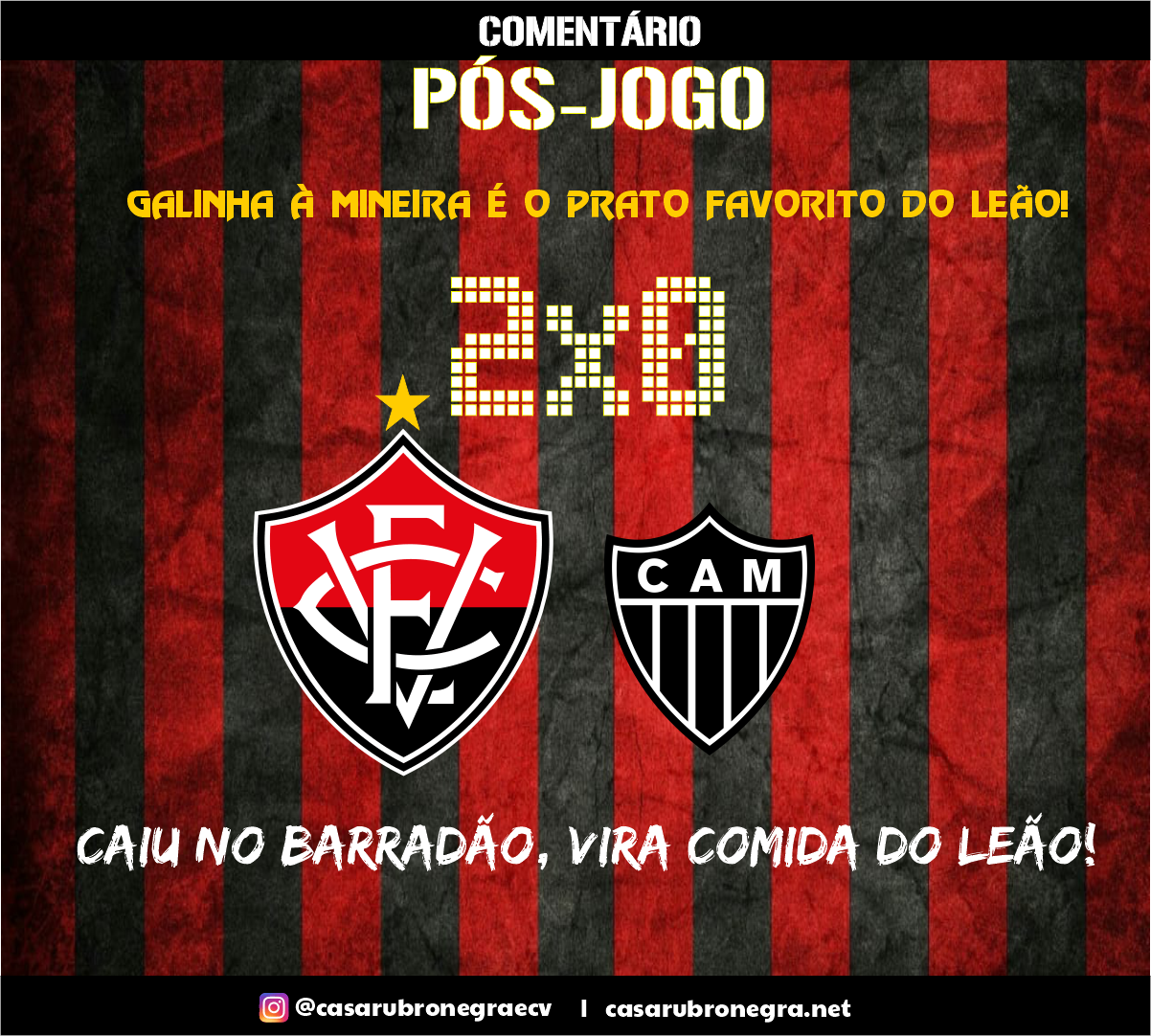 OPINIÃO: Vitória 2×0 Atlético-MG | Uma vitória para recuperar a moral