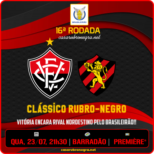 VITÓRIA x SPORT | Clássico Nordestino para confirmar a virada de chave do Colossal!