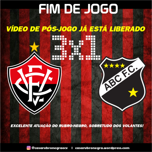 PÓS-JOGO: Vitória 3×1 ABC | CRN TV