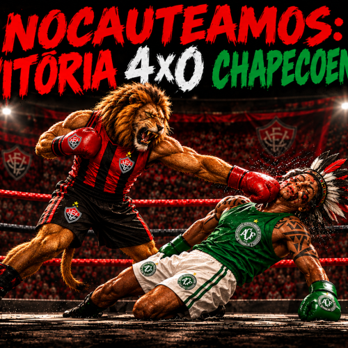 NOCAUTEAMOS: Vitória 4×0 Chapecoense